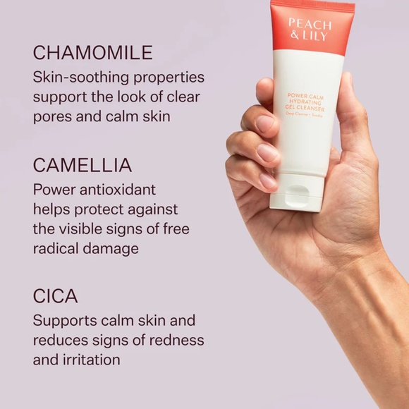 Peach & Lily "Power Calm" 100 mL hydrating gel cleanser - Picture 8 of 9